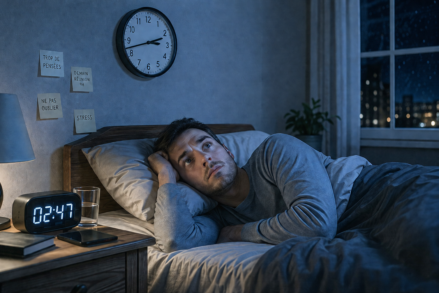 Fatigué mais impossible de dormir ? Comprendre ce blocage (et comment le dépasser) insomnie